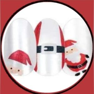 Color Street Retired Father Christmas 100% Real Nail Polish Strips